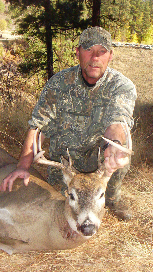 Kim McCarthy's 2008 Twisp, Washington whitetail came after 6 straight days of hunting hard