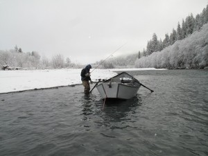 Aluminum boats are thought to be "cold" -Jason Brooks