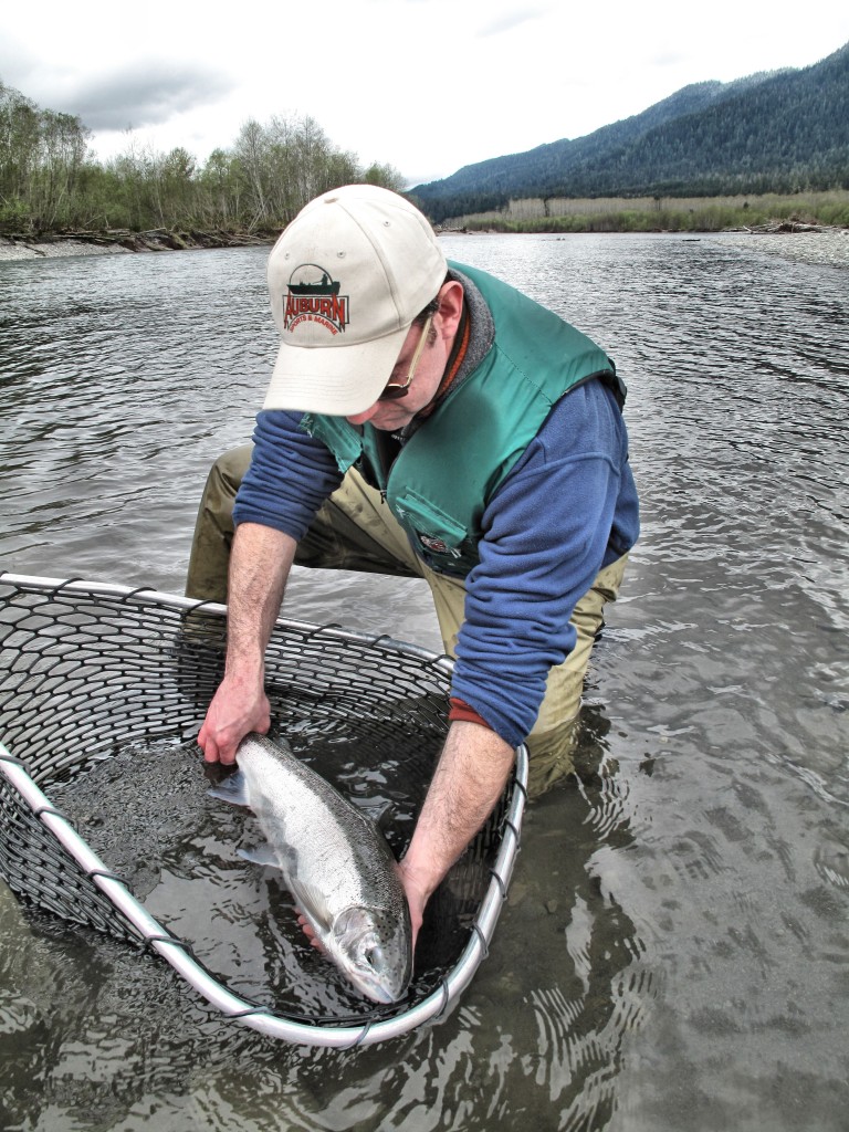 Use a knotless net when practicing catch and release-Jason Brooks