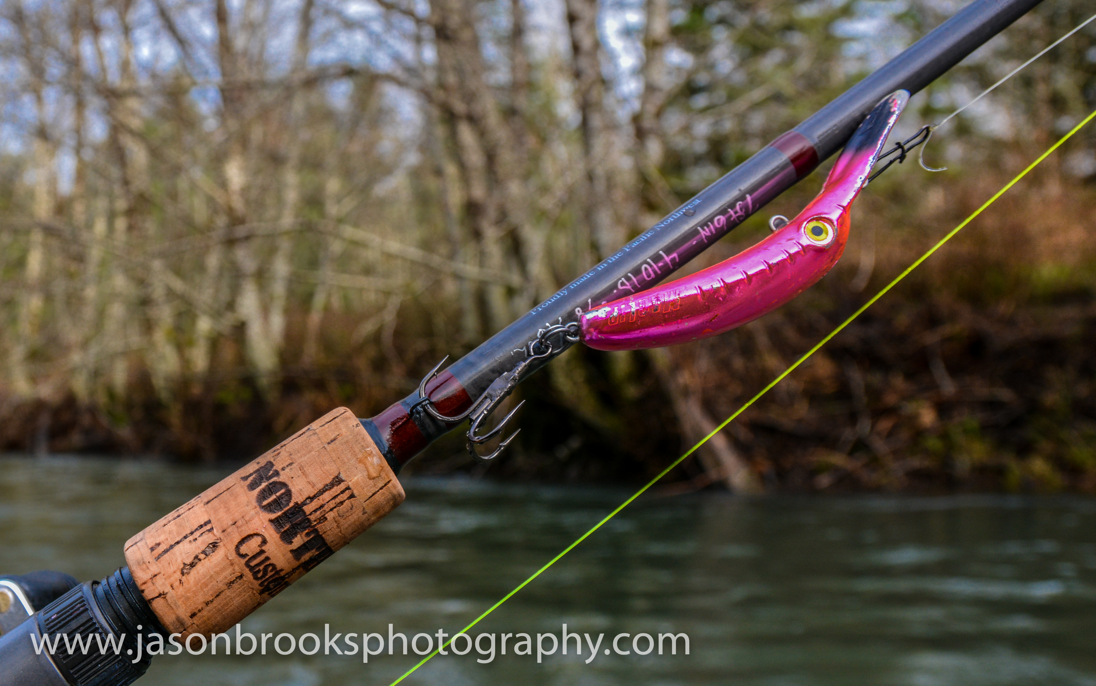 Yakima Bait's "Dr. Death" mag lip 3.5 is a top producing steelhead plug-Jason Brooks
