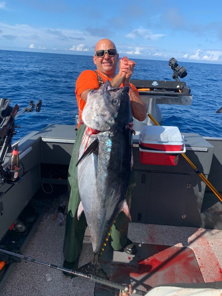 interferens Kvalifikation aftale Lots of unusual fish being caught in the ocean off Washington including a  monster-sized blue fin tuna | The Outdoor Line Blog