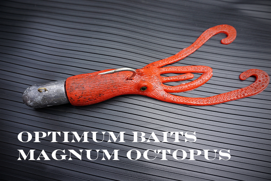 Super realistic octopus swim bait from Optimum Baits