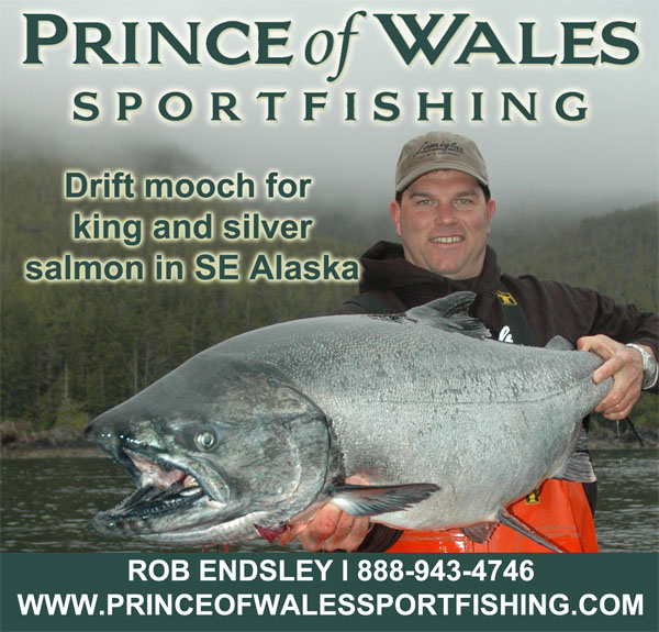 Salmon and halibut charters in Craig, Alaska on Prince of Wales Island in Southeast, Alaska operated by Outdoor Line host Rob Endsley